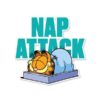 Nap Attack – Garfield Official Sticker