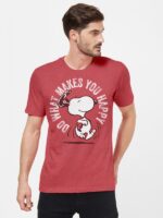 Peanuts Snoopy Do What Makes You Happy T Shirt Model 600x800