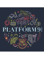 Platform 9 3/4 Doodle - Harry Potter Official T-shirt
