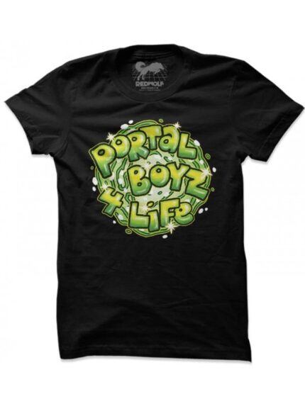 Portal Boyz 4 Life - Rick And Morty Official T-shirt