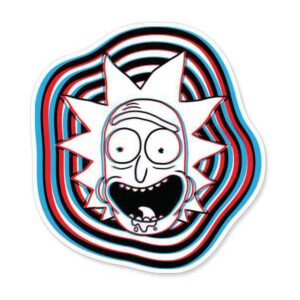 Glitch - Rick And Morty Official Sticker