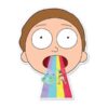 Goodbye Moonmen - Rick And Morty Official Sticker