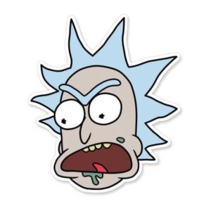 Rick Head - Rick And Morty Official Sticker