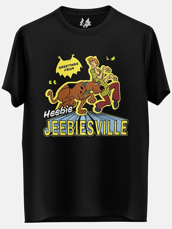 Greetings From Heebie Jeebiesville Scooby Doo Official T-shirt