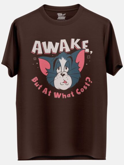 Awake, But At What Cost? - Tom & Jerry Official T-shirt