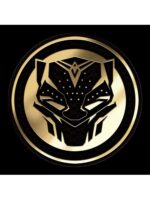 Wakanda Forever: Gold Logo - Marvel Official T-shirt