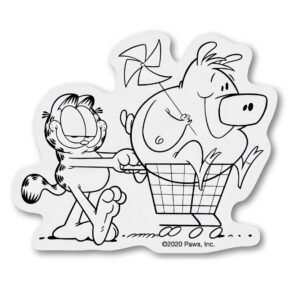 Shopping - Garfield Official Sticker