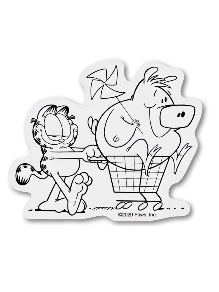 Shopping - Garfield Official Sticker