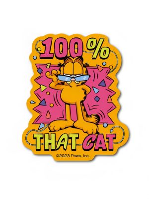 100% - Garfield Official Sticker