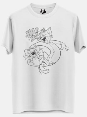 Laughing - Tom & Jerry Official T-shirt