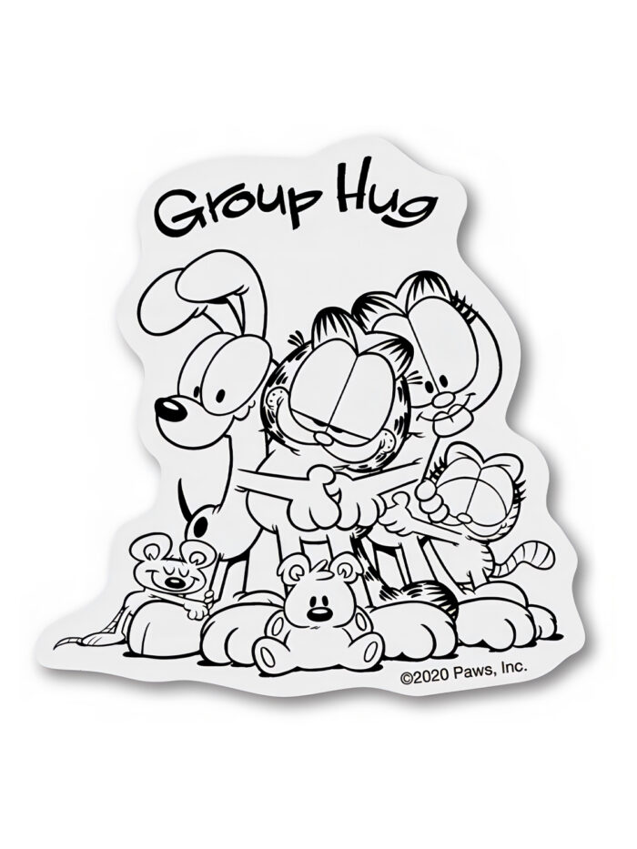 Group Hug - Garfield Official Sticker