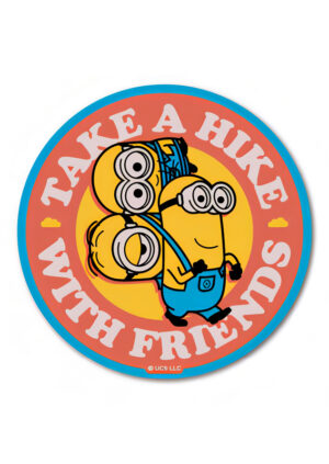 Take A Hike With Friends - Minion Official Sticker