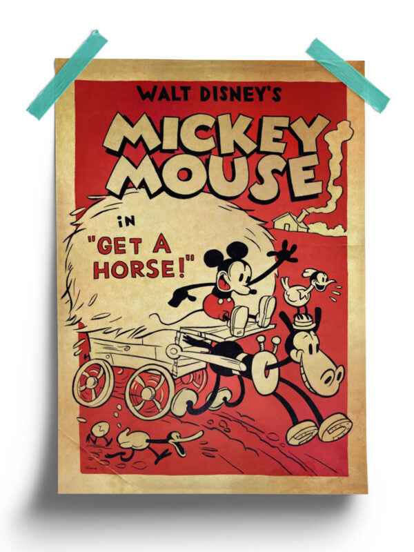 Get A Horse | Mickey Mouse Poster