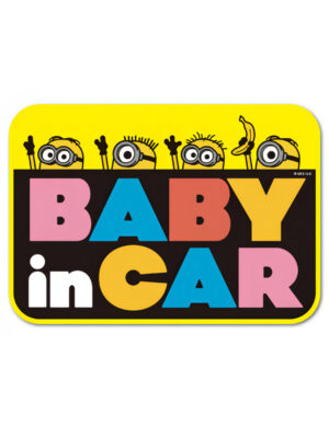 Baby In Car - Minion Official Sticker