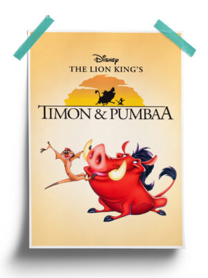 Timon And Pumbaa - The Lion King Official Poster