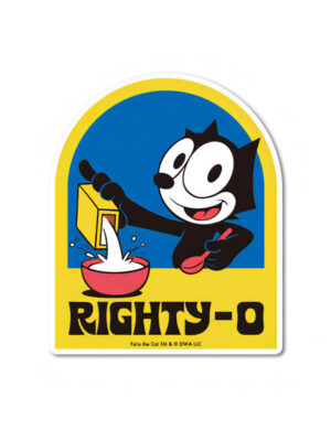 Righty O - Felix The Cat Official Sticker