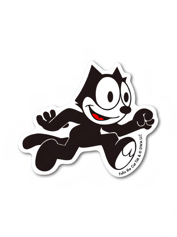 Running - Felix The Cat Official Sticker