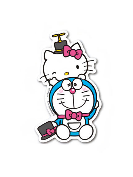 Close Friends - Doraemon & Hello Kitty Official Sticker