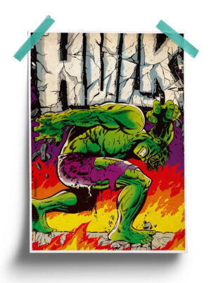 Banner Killer - Hulk Marvel 80th Anniversary Poster