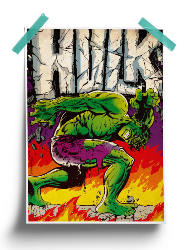 Banner Killer - Hulk Marvel 80th Anniversary Poster