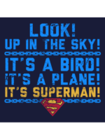 Look Up In The Sky It Is Superman T Shirt Artwork 500x667