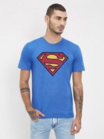 Superman Vintage Logo T Shirt India Model 600x800