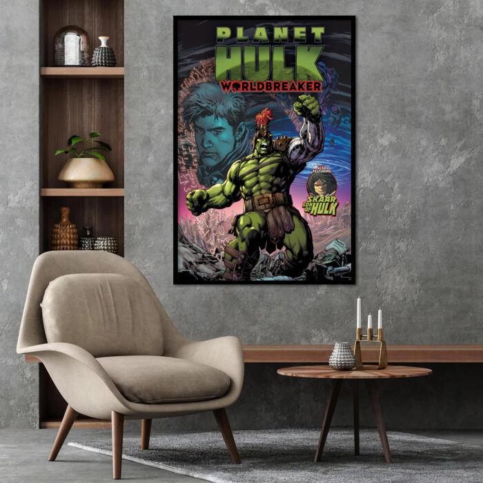 Planet Hulk Worldbreaker - Marvel Comic Poster