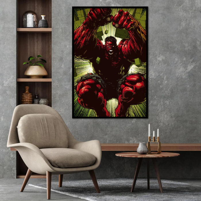 Red Hulk - Hulk Marvel 80th Anniversary Poster