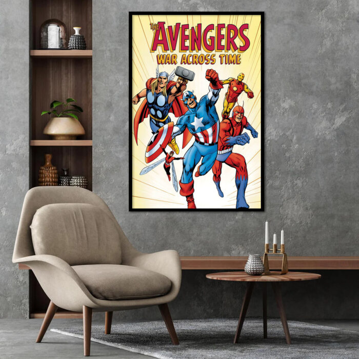 Avengers War Across Time - Marvel Comic Poster