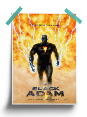 Recharge - Black Adam Poster