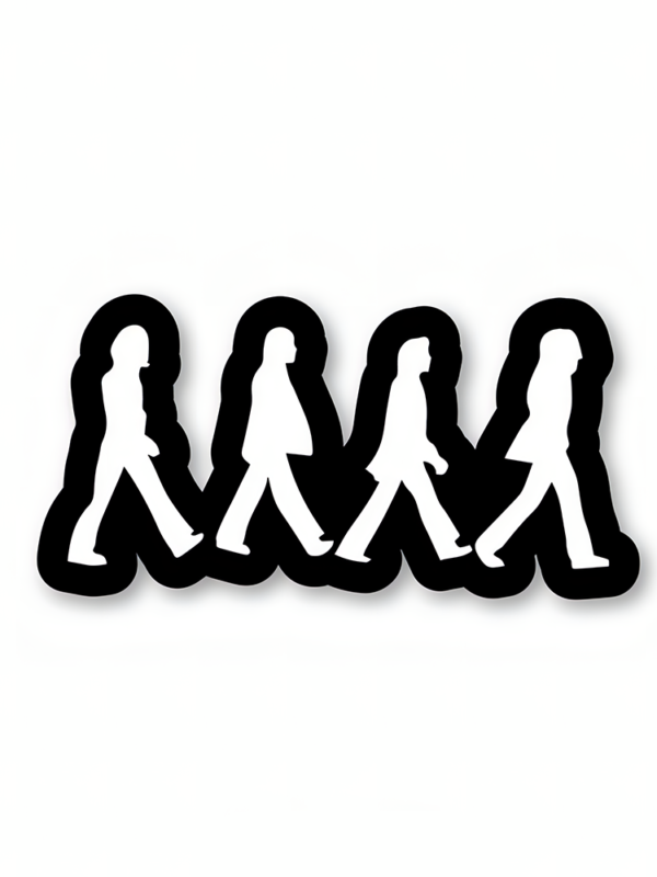 The Beatles Walking Sticker