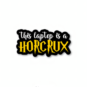 This Laptop Is A Horcrux - Harry Potter Official Sticker