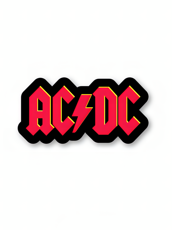 Ac Dc Band Sticker