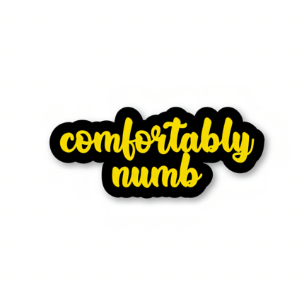 Comfortably Numb By Pink Floyd Sticker