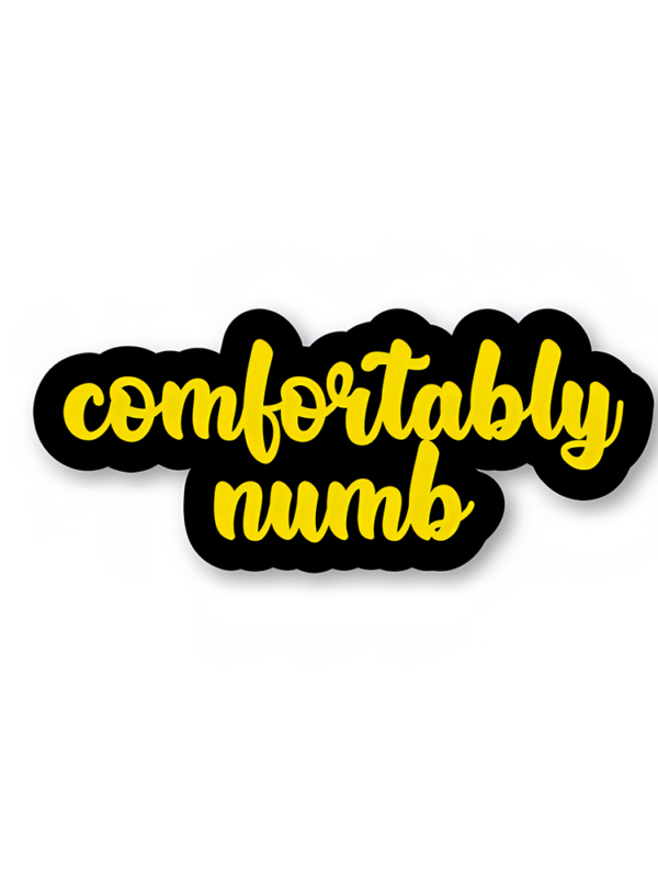 Comfortably Numb By Pink Floyd Sticker