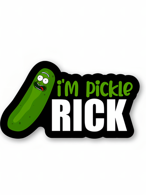 I’m pickle Rick – Rick And Morty Official Sticker