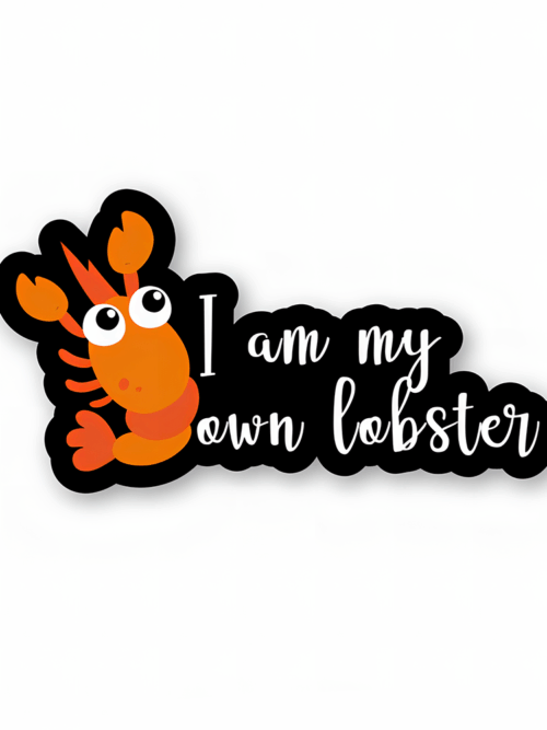I am my own lobster – Friends Official Sticker