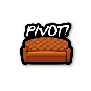 Pivot - Friends Official Sticker