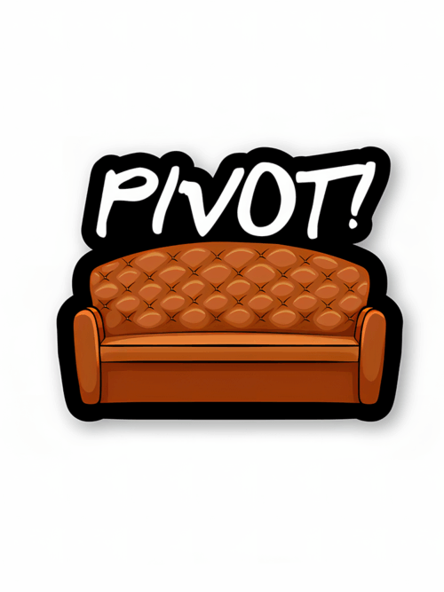 Pivot – Friends Official Sticker