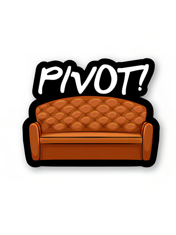 Pivot - Friends Official Sticker