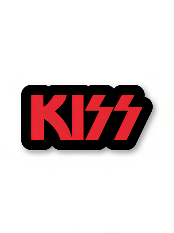 Kiss Rock Band Sticker