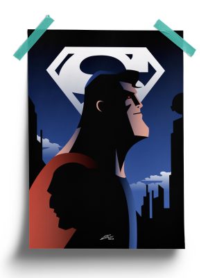 Superman Animated Series Poster