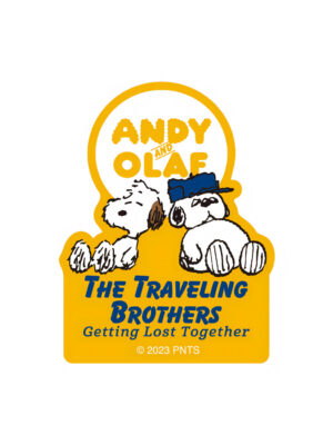 Travelling Brothers - Peanuts Official Sticker