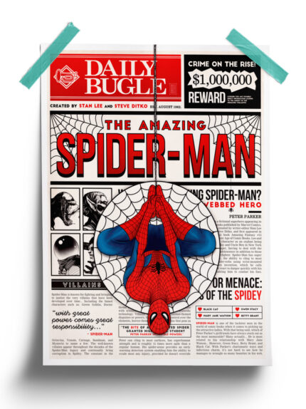 The Amazing Spider-man (tribute Paper) - Spider Man Official Poster