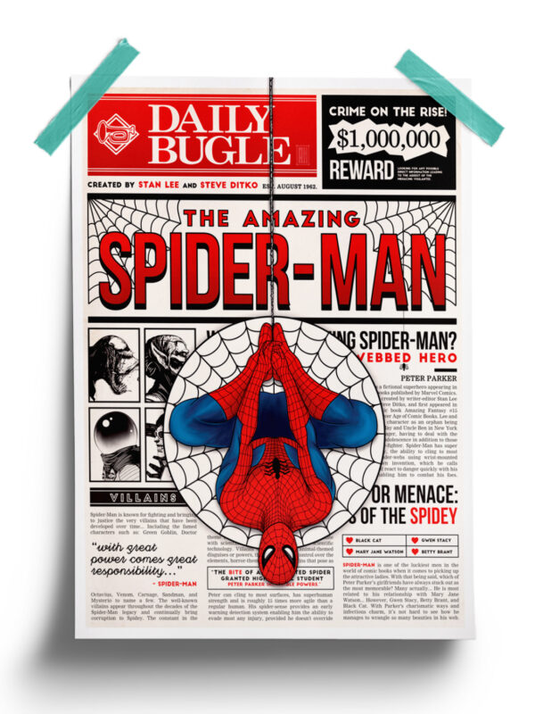 The Amazing Spider-man (tribute Paper) - Spider Man Official Poster