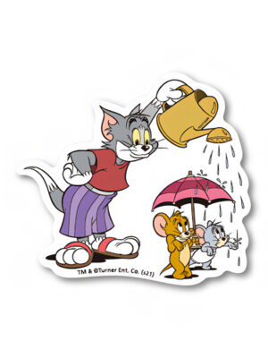 Rainy Prank - Tom And Jerry Official Sticker
