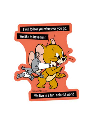 Colorful World - Tom And Jerry Official Sticker