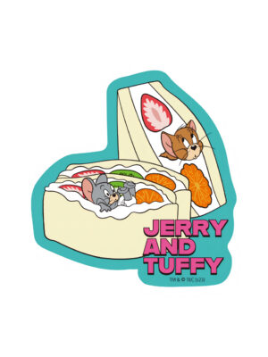 Jerry And Tuffy - Tom And Jerry Official Sticker