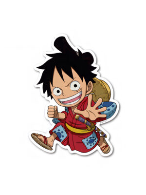 Chibi Samurai Luffy - One Piece Official Sticker