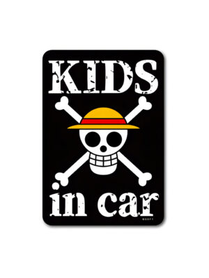 Kids In Car - One Piece Official Sticker